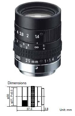 Ricoh Camera Lens FL-BC2514D-VG