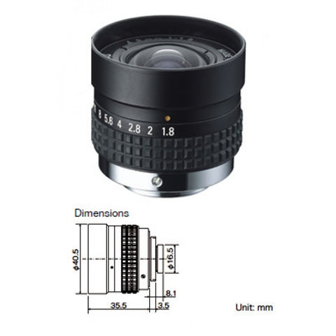 Ricoh Camera Lens FL-CC0418DX-VG-AVP C30405KP