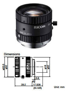 Ricoh Camera Lens FL-CC0814-2M-AVP